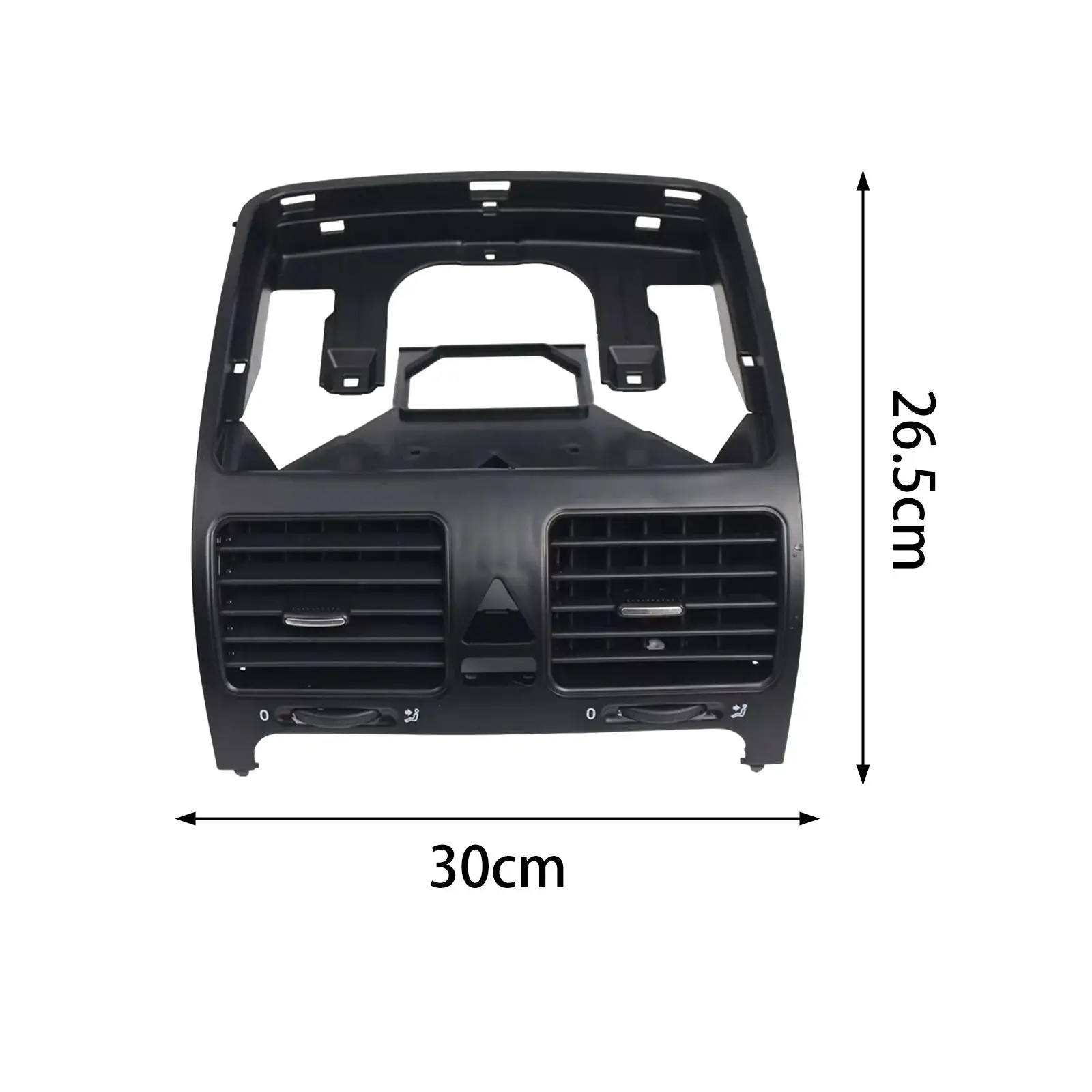 Center Air Outlet 1K0819743A Black Car AC Vent for MK5 06-11
