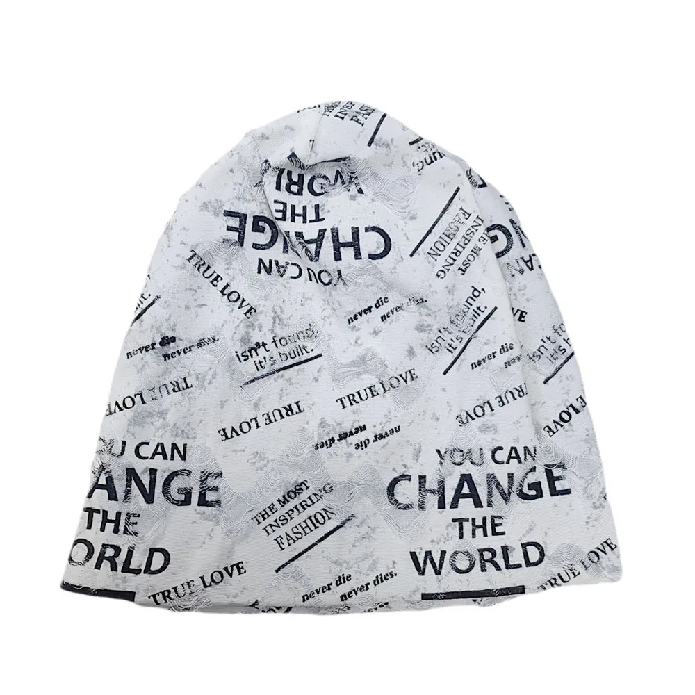 Neue Modische Unisex Warme Mütze für Erwachsene, Outdoor Frühling Herbst Hut mit Schriftzug, Lässige Sport-Streifenmütze, Reise-Love-Beauty Weiche Mützen – Detail 5