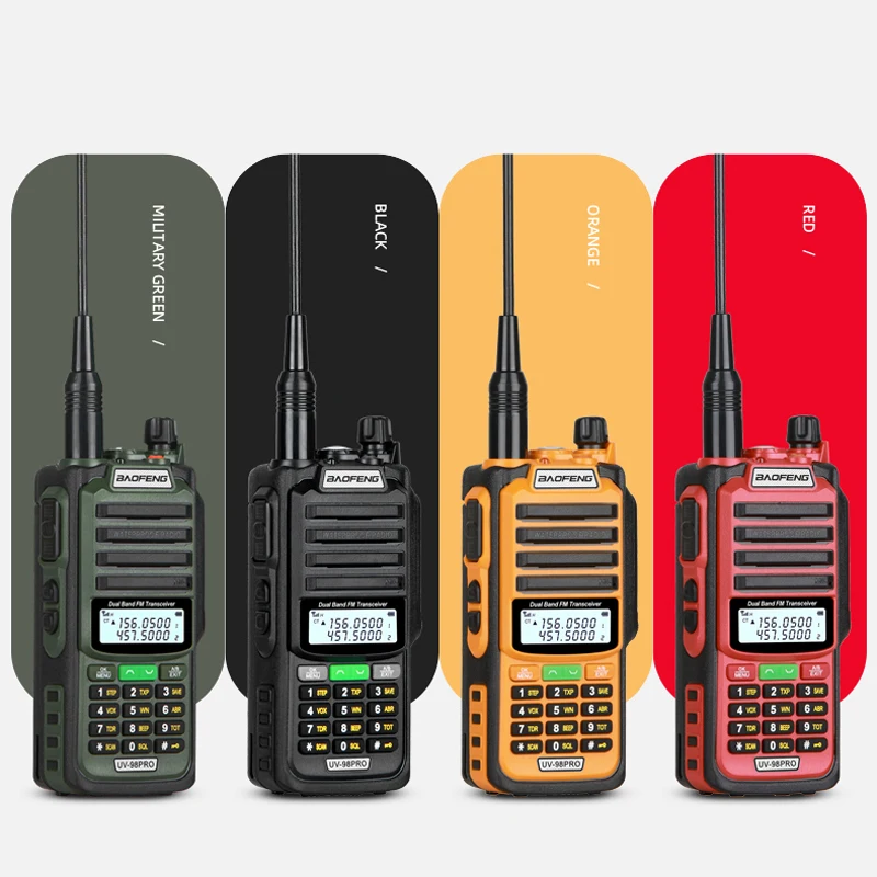 Baofeng UV-98 PRO Walkie Talkie Long Range 10W High Power IP68 Waterproof Two Way Radio Dual Band FM Portable Hunting  Radios 3