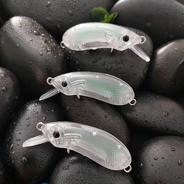 1/5/10pcs 5.6/8.6g DIY Blank Lure Body Unpainted Crankbait CC50 Transparent Fishing  Lure OSP Deep Dive Minnow Wobbler Hard Baits - AliExpress