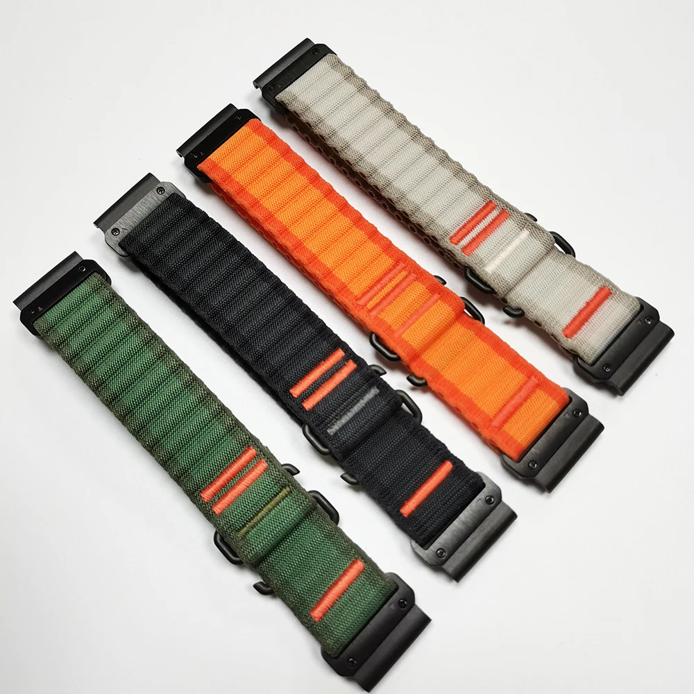 Nylon QuickFit Strap with Loop Band - 22mm/26mm