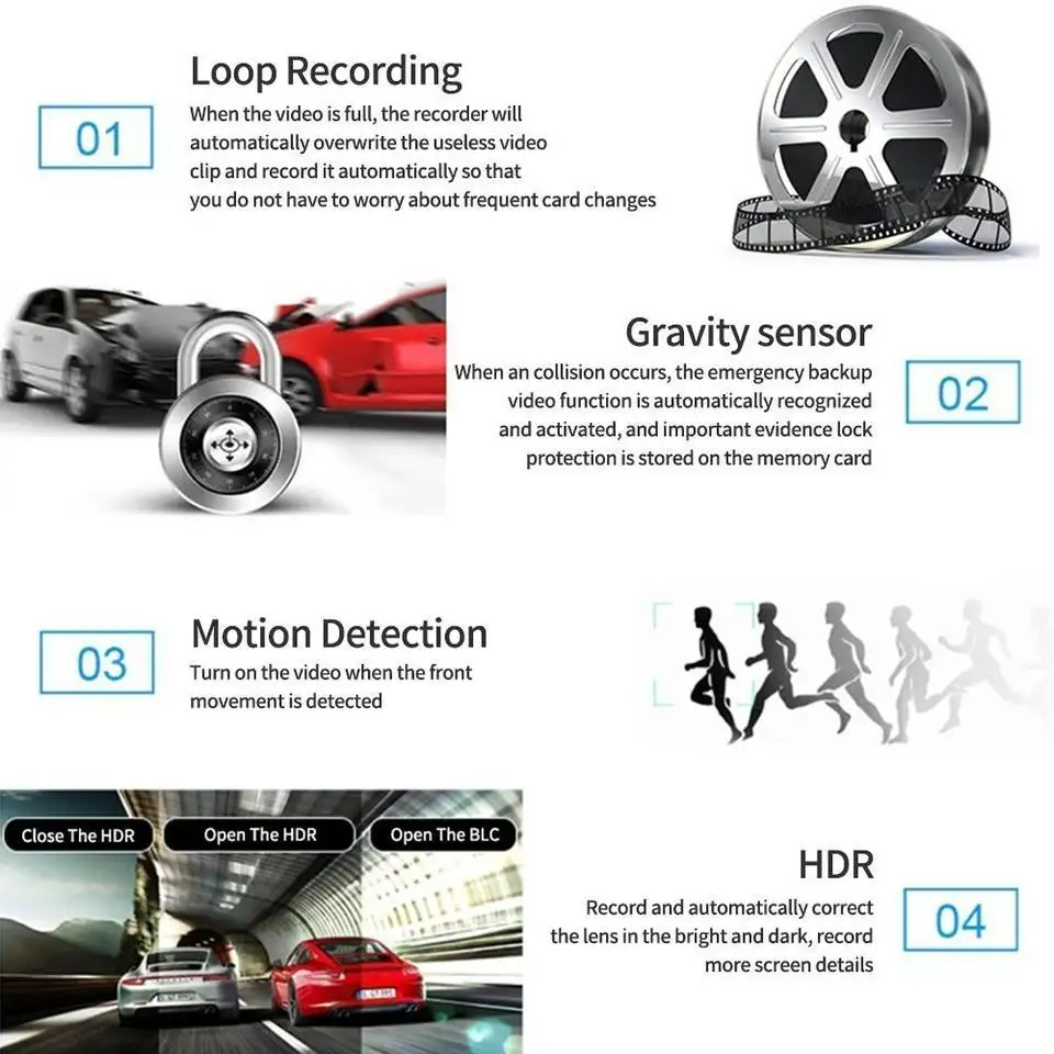 ڵ DVR  ķ  ڴ, G      , 3   ڴ, 4 ġ ġ ũ, 1080P