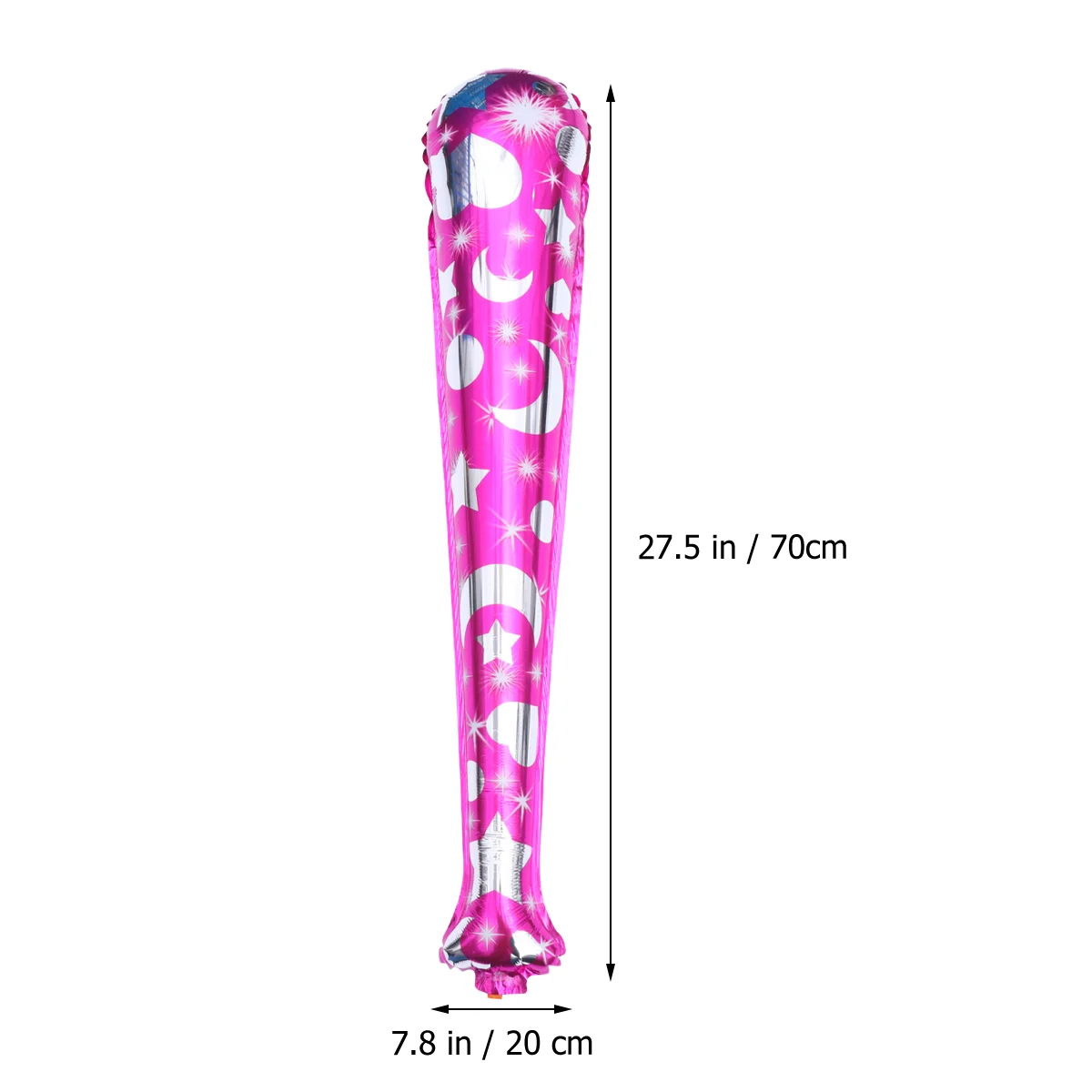 Sporting Events Clap Hands 20 Thunder Sticks Foil Aluminum Foil Cheering Team Boom Sticks Noisemakers for Cheering Baseball