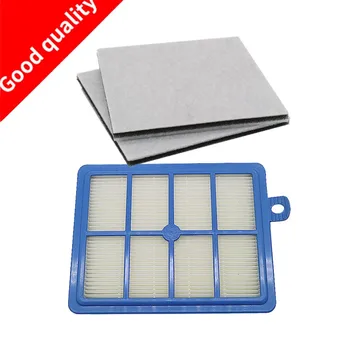 Filtro Hepa riutilizzabile H12 H13 + filtro in cotone motore 2 pezzi per Philips Electrolux AEG EFH12W AEF12W FC8031 EL012W FC9080 FC9088