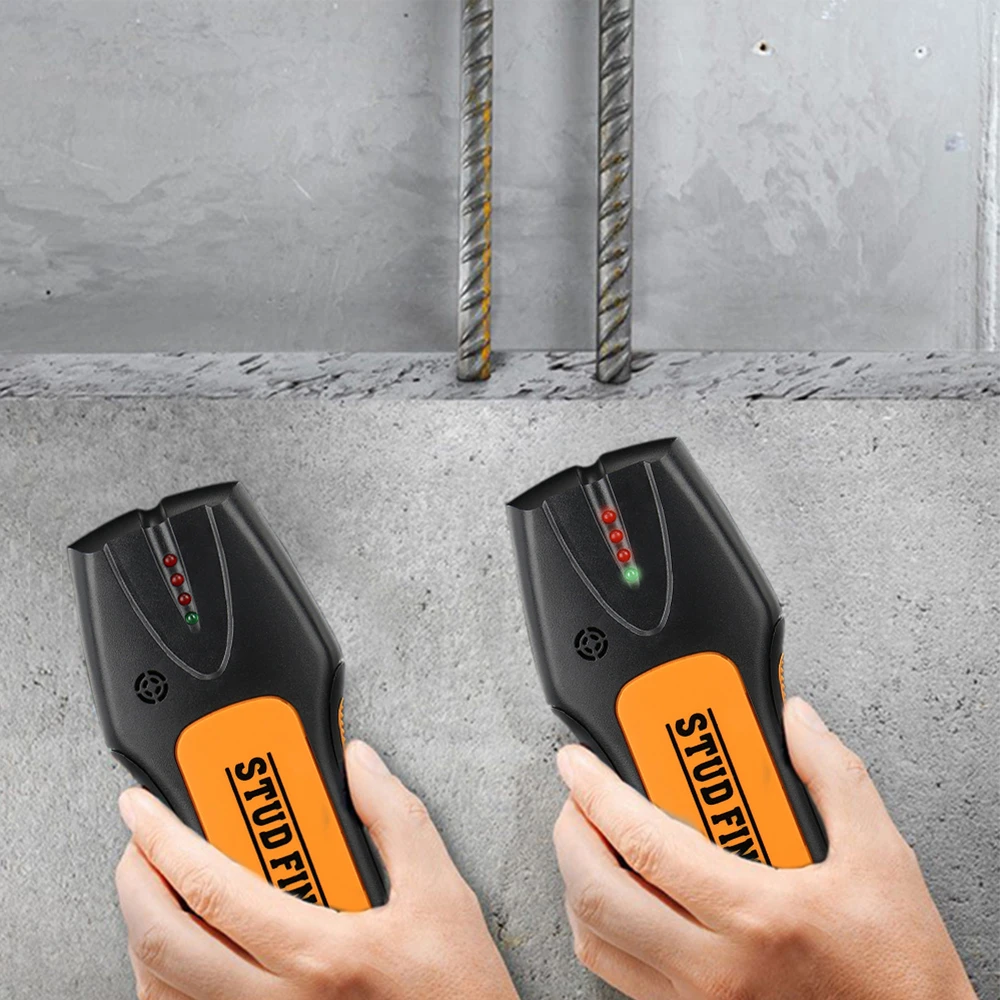 Wall Scanner Metal Detector Metal Wood Stud Finder AC Live Wires Copper Finder Depth Tracker Electric Detection Instrument 3