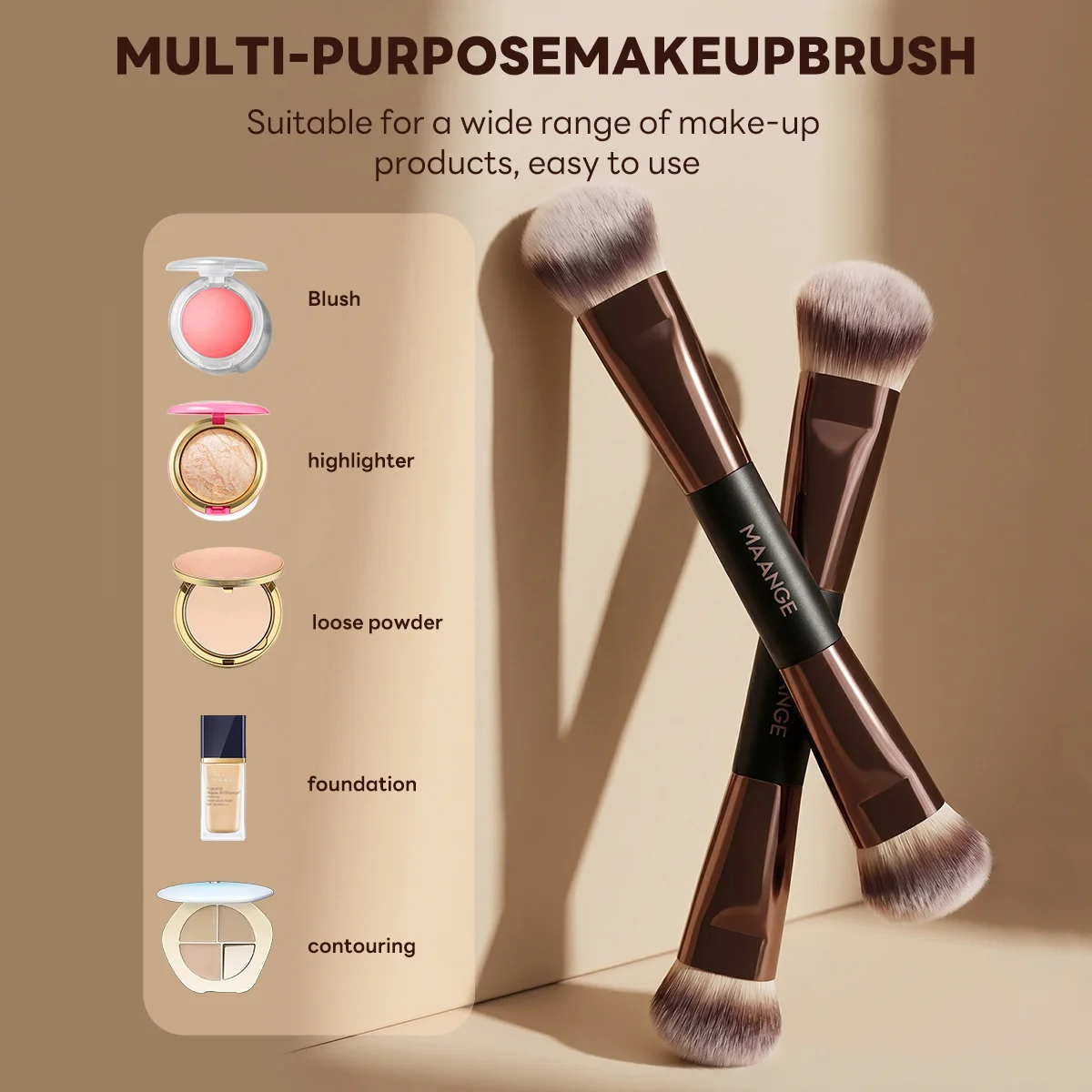 21-Piece Professional Makeup Brush Set