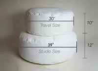 Newborn Photography Bean Bag Studio Size Professional Ottoman Poser  Baby Photo Prop & Pose Pillow 1