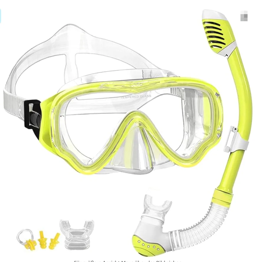 Snorkeling Diving Mask Diving Mask Snorkel Set HB Children&rsquo;s Diving Mask Children Full Face HD Anti Fog Diving Mask Underwater Set Kids Swimming Snorkel Equipment