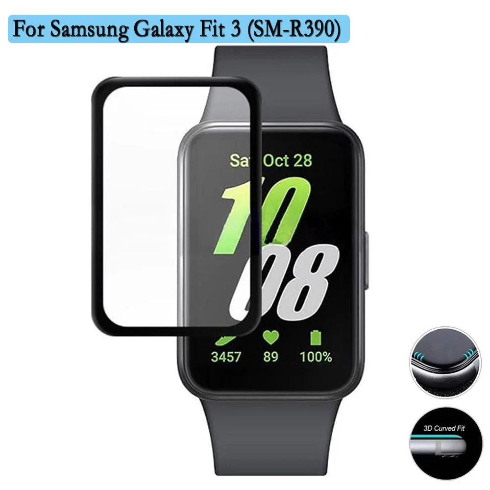 

1/3/5 шт. Защитная пленка для Samsung Galaxy Fit 3 (SM-R390) 3D композитная изогнутая мягкая крышка пленка для экрана часов не стекло