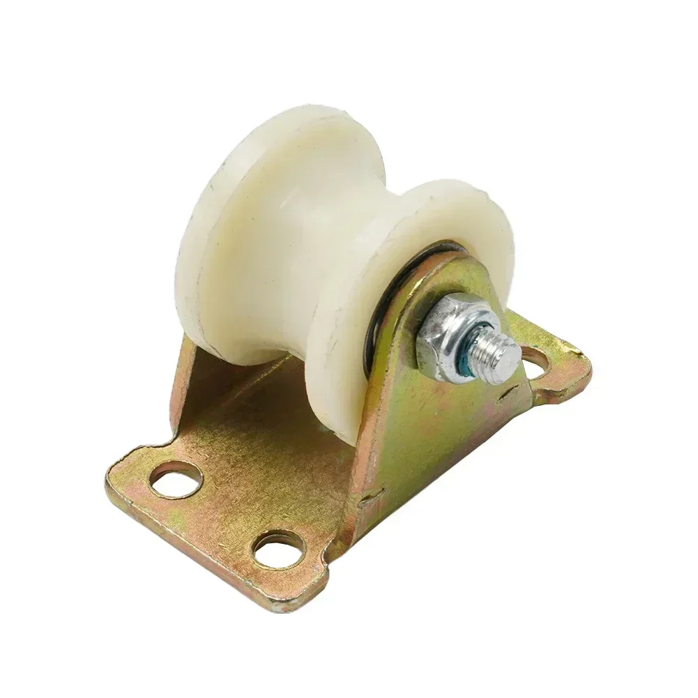 1pcs V Nylon Grooved Rollers 30mm Heavy Duty Sliding Door Rollers With Stand Herramientas Ferramentas Taladros