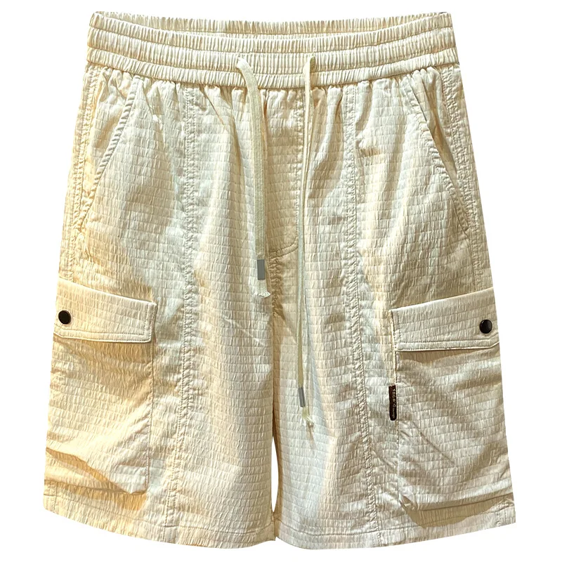 American Workwear Shorts Men's Summer New Casual Versatile Loose Breathable Trendy Fashion Stretch Sports Fifth Pants 5