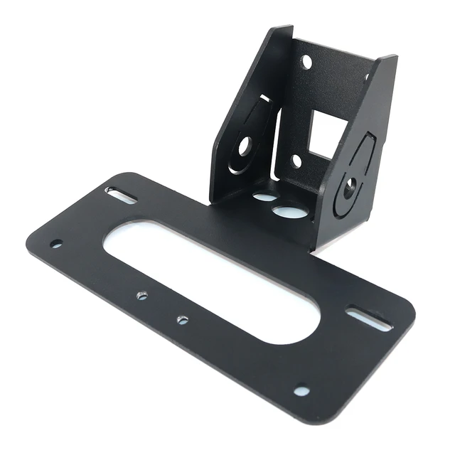 Portatarga Regolabile Per Moto Kawasaki Ninja 636 ZX-6R - Universale Nero 270x190x35mm