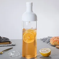 New 350ML/750ML/1L Cold Brew Coffee Glass Bottle Pot Filtered Cold Brew Bottle Portable Cold Brew Cup Cold Water Cup 6