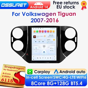 2 DIN auto radio za Volkswagen Tiguan 1NF Golf 5 2007-2016 1