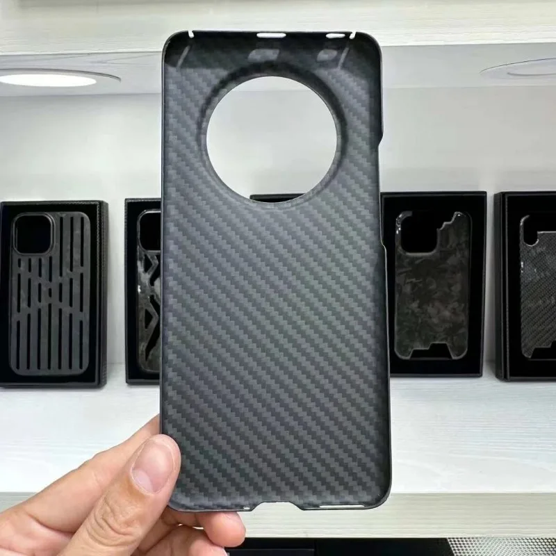 Carbon Fiber Case for Honor Magic 5 Pro, Aramid Fiber Slim Fit Phone Case, Lightweight Anti-Scratch Protector for Honor Magic 5