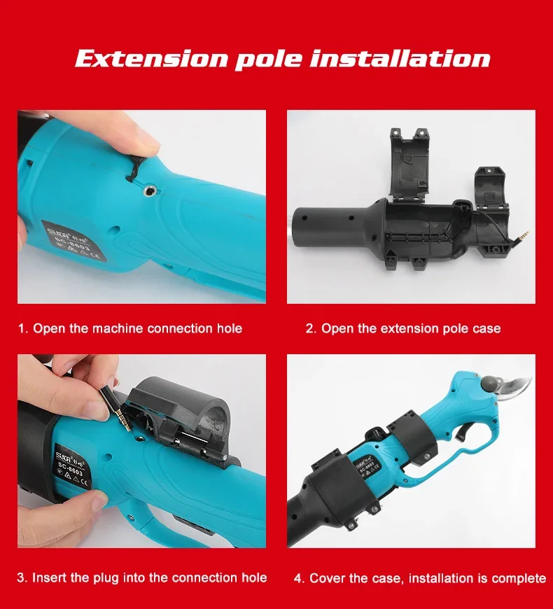Genuine SUCA Electric Pruning Shears Extension Rod