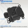 HVAC Air Conditioner Blend Door Actuator for Dodge Ram 1500 2011- 2500 3500 4500 5500 2011- 68089742AA 604-005 604005