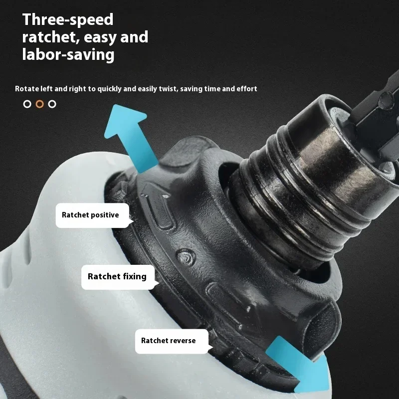 Ratchet Screwdriver Set 13 in 1 Short Shaped Radish Head High Hardness Labor-saving Multi-functional Dual-purpose