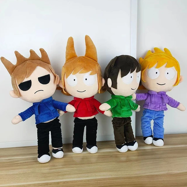 Eddsworld Stuffed Pelúcia Boneca Edd Tord Matt Tom Cartoon Pelúcia  Brinquedo Kids Presente