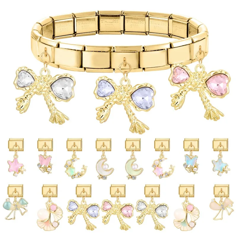 Italian Jewelry Link Stainless Steel Bracelet