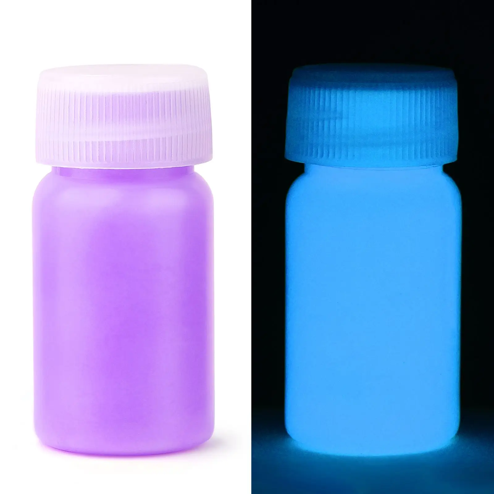 Botella de 15 g/botella de pintura fluorescente luminiscente de larga  duración a base de agua que brilla en la oscuridad pinturas acrílicas para  Celebración de fiesta de Halloween - AliExpress