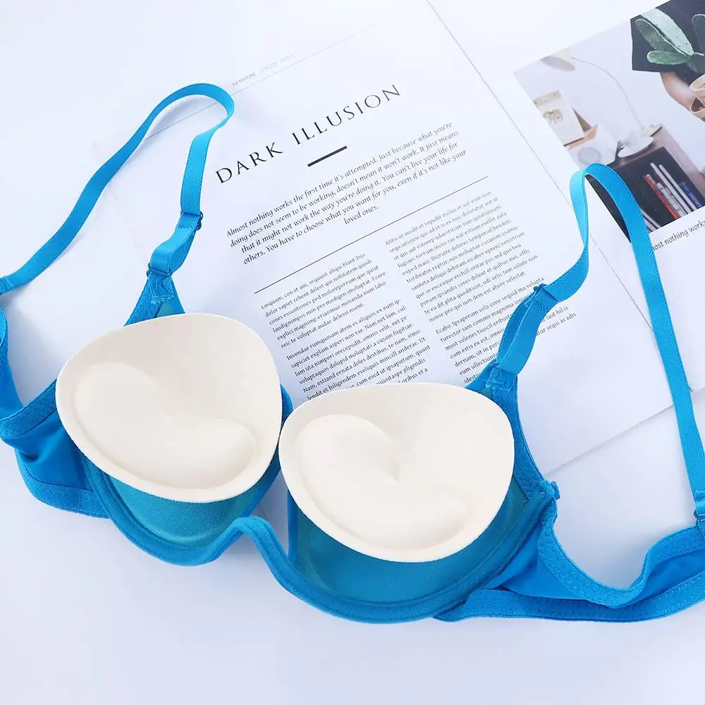 

Adjustable Bra Pads Enhancer Heart Sponge Pad Triangle Thicker Chest Pads Inserts Chest Breast Bra Women Chest Cups