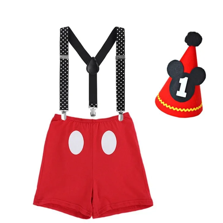 Baby Boy Clothes Set Newborn Photography Props Clothing Cake Smash Outfit for Baby Boy First Birthday Summer Shorts Clothing