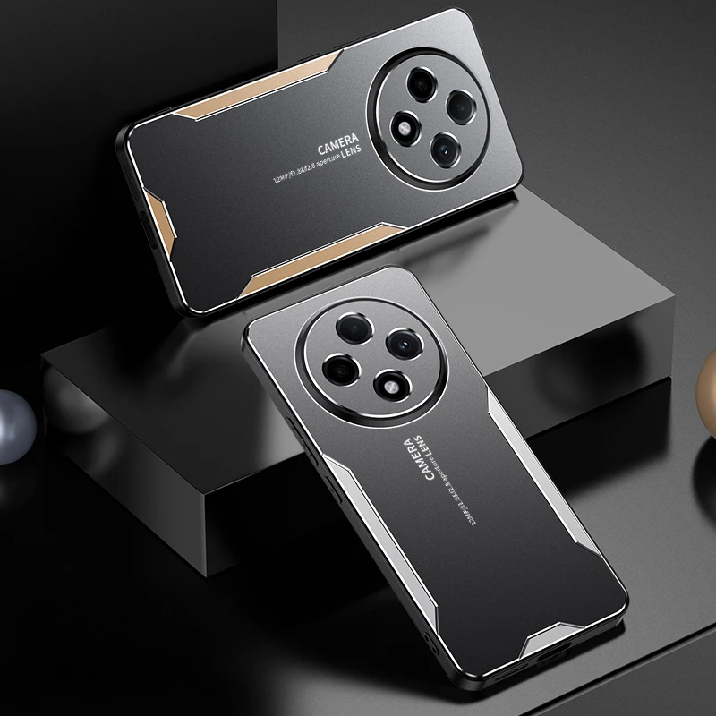 Luxury Aluminum Alloy Metal Shockproof Bumper Protect Back Cover