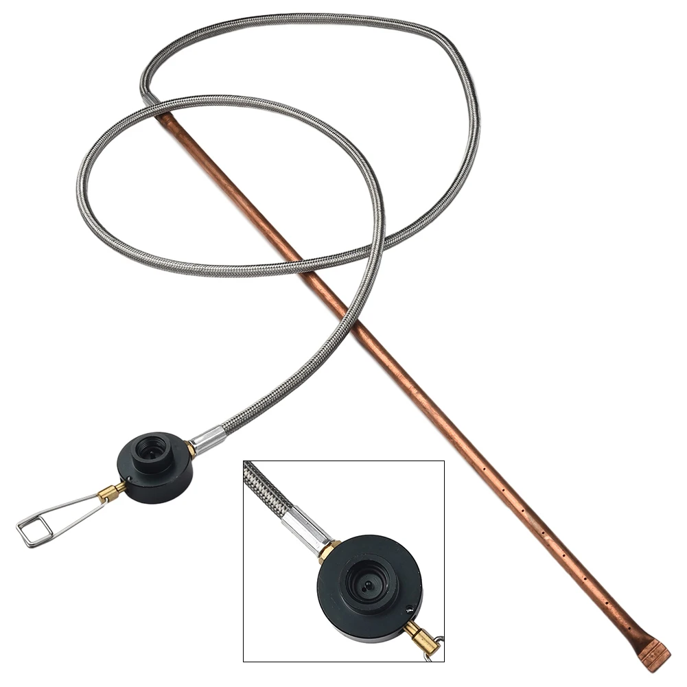 

Gas Appliance Fires Starter Multi-Purpose Portable Stainless Steel Air Duct Flexible Hose For Cooking Picnic BBQ