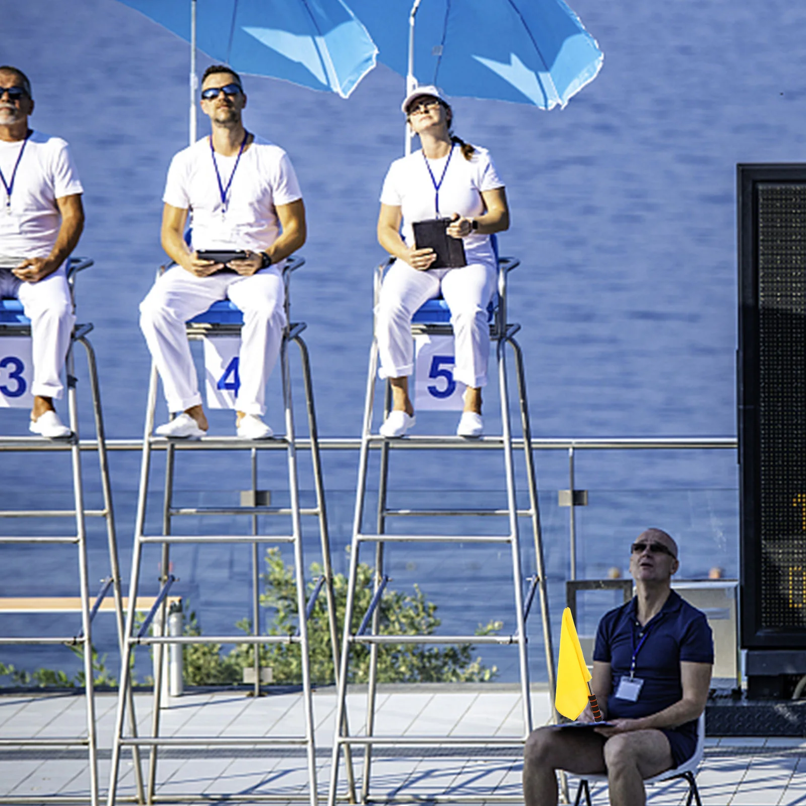 Рисунок 2 - Защитный цветной флаг рефери Флаги