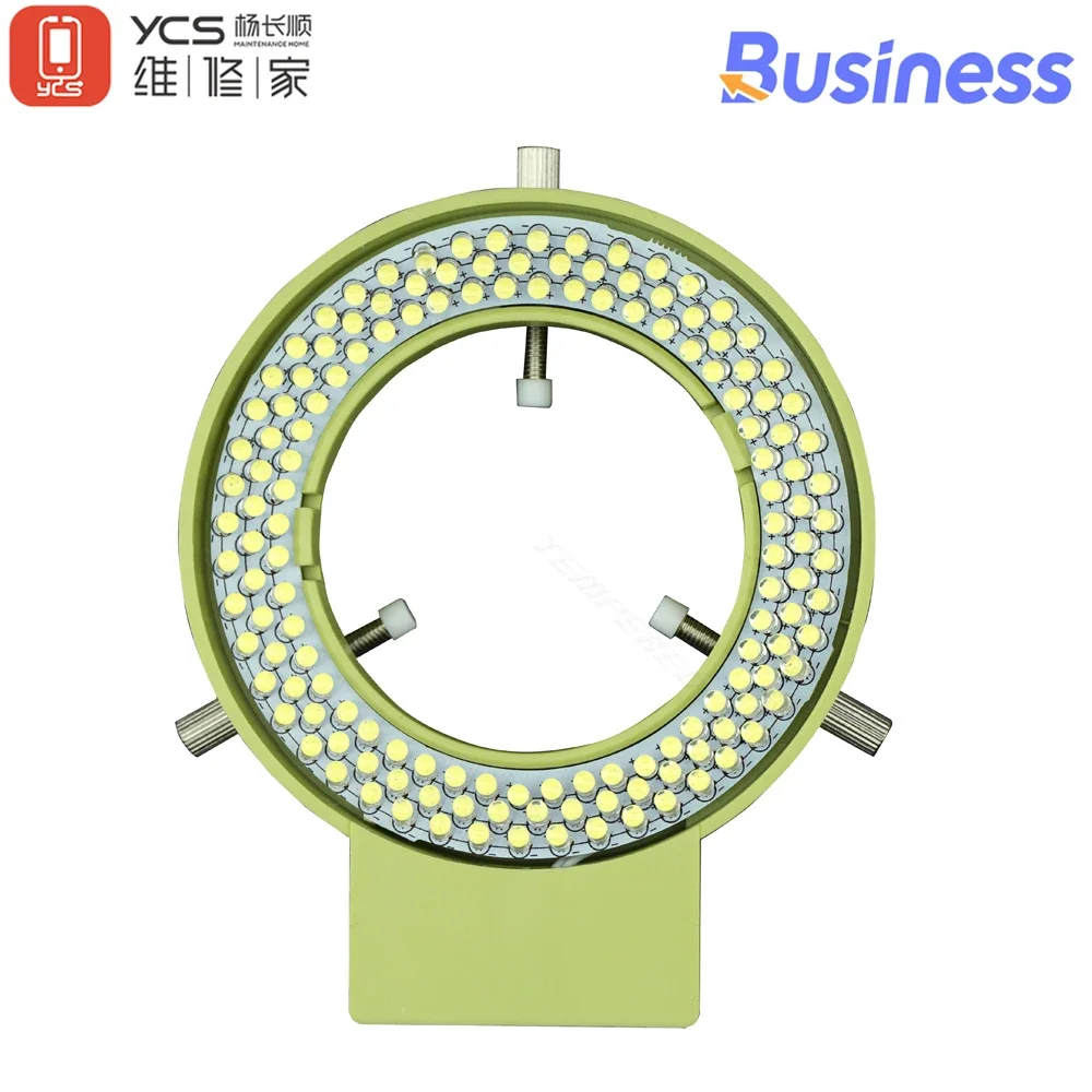 Microscope Lamp 144 LED Controllable Dimming Anti-scratch Rubber Fill Light for Microscope Soldering Repair Tools