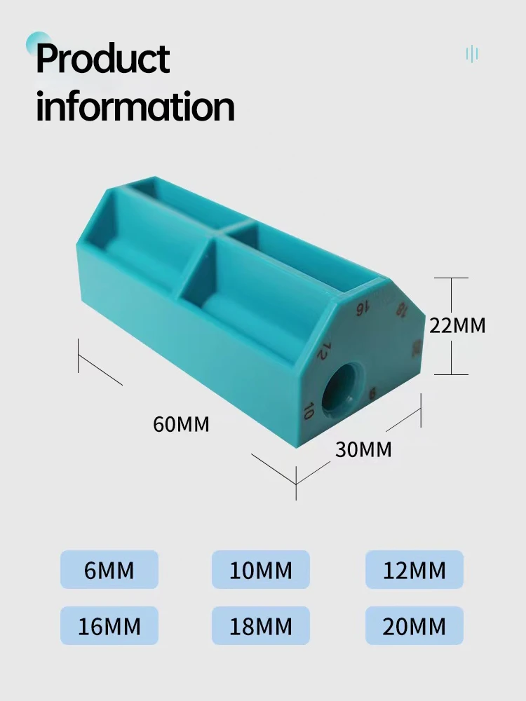 멀티 마진 평행 스크라이버 목공 옷장 보드 그무개 목공 ABS 레이아웃 대시 장치, 6mm, 10mm, 12mm, 16mm, 18mm, 20mm