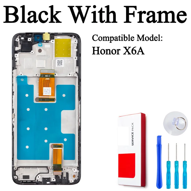 Display Di Ricambio Per Honor X6a - Schermo LCD Con Touch, Kit Riparazione Completo | Compatibile Con Modelli WDY-LX1/LX2 - Foto 11