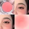 Brighten Face Blush Palette Face Contouring Face Blusher Cheek Tint Cheek Rouge Waterproof Monochrome Matte Female Makeup 1pc 2