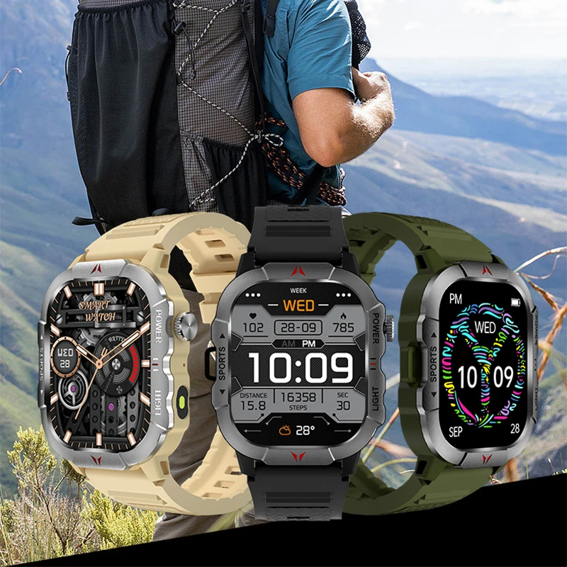 2025 ����Ʈ��ġ 2.01��ġ TFT HD ȭ�� 240 * 296 �ػ� 320mAh ���͸� �ƿ����� ������ 5.3 �������� ��ȭ ������ �ð�