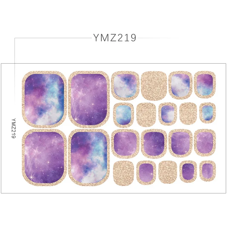 Manicure Nail Polish Film And Toenail Stickers High-quality Materials Toenail Stickers Health & Beauty Show Whiteness Summer
