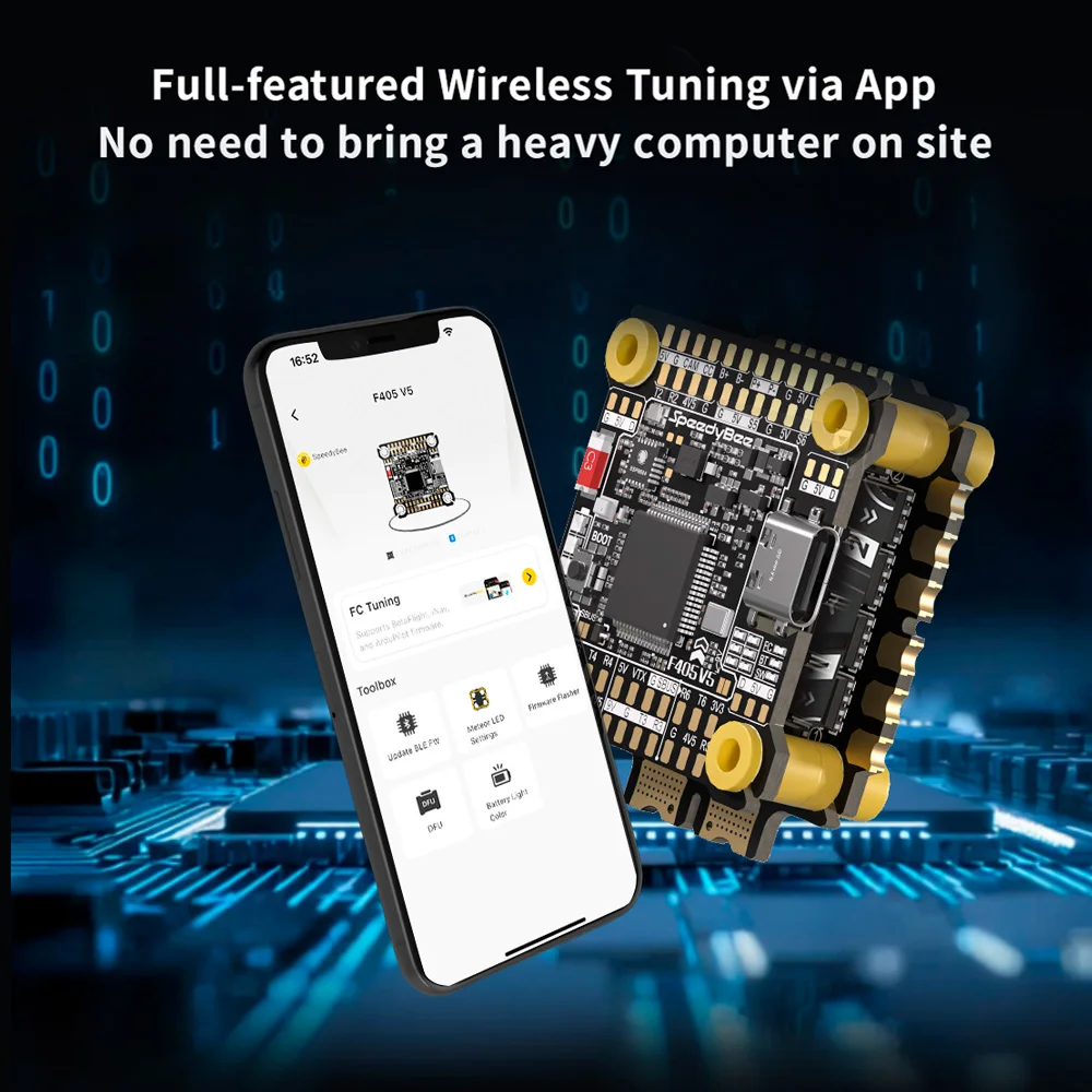 SpeedyBee F405 V5 Stack FC 55A ESC 3-6S pour Drone FPV