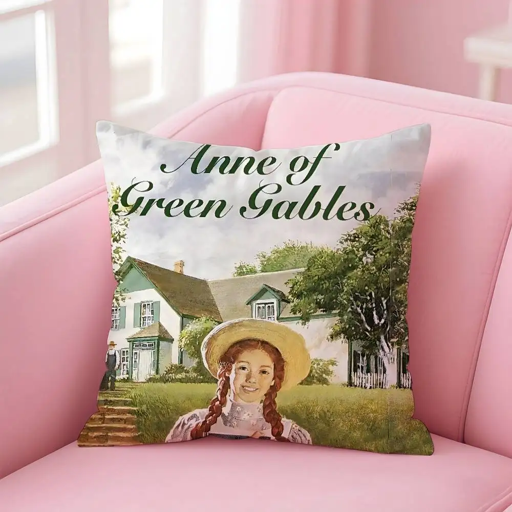 Anne Of G-Green Gables Kissenbezug, Muster, bedruckter Kissenbezug für Wohnzimmer, Sofa, Kissenbezug und Schlafzimmerdekoration – Detail 9