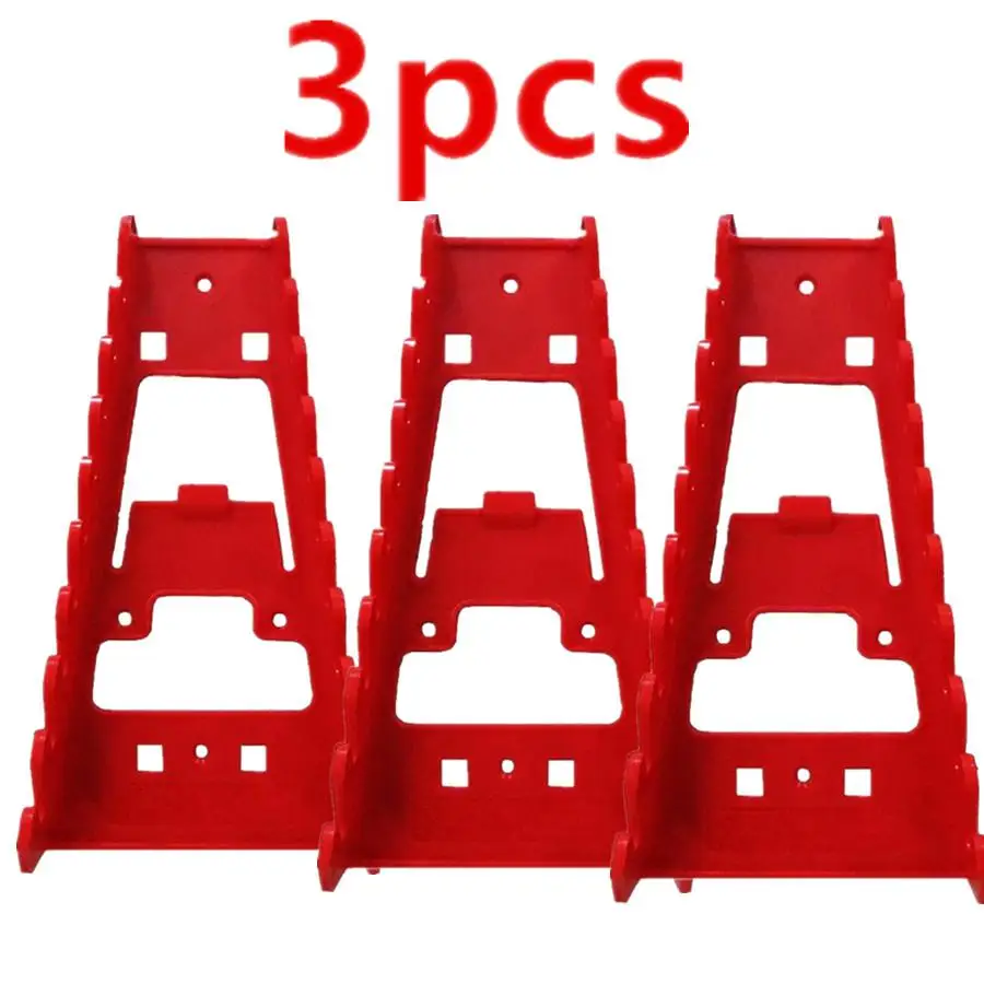 3PCS Tool Organizer Wrench Spanner Sorter Holder Wall Mounted Tray Rack Storage Organizer Household Socket Tool Plastic Storage tool organizer