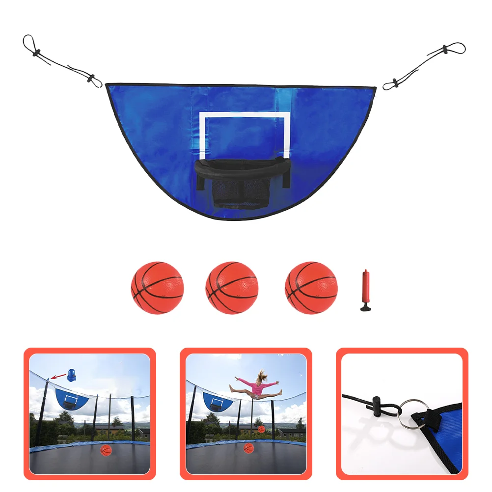 

Trampoline Basketball Stand Holder Drainage Racks Hoop for Cloth Pvc Indoor Frame Child Kids