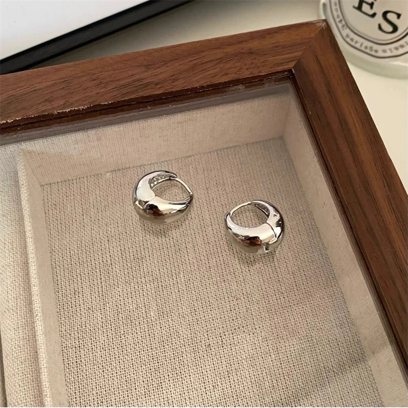 Set 3 Paia Orecchini A Cerchio E Borchie In Argento 925 – Ipoallergenici Con Zirconi, Regalo In Scatola