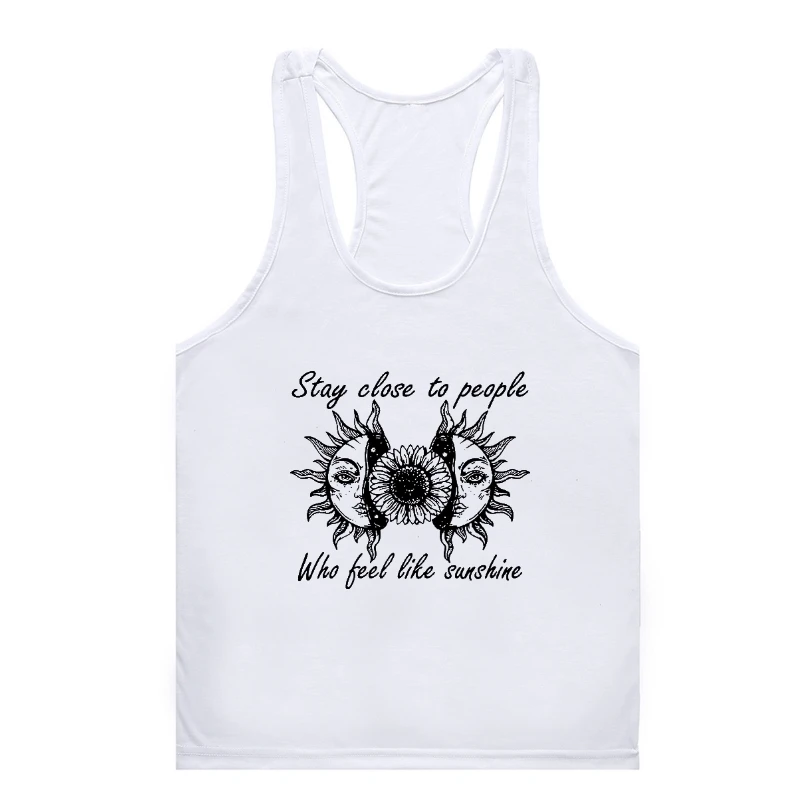 

Oversize Women's gym tank top men 100% Cotton O-Neck sleeveless Women Summer Gym t-gym tank top men man Lady Casual gym tank top