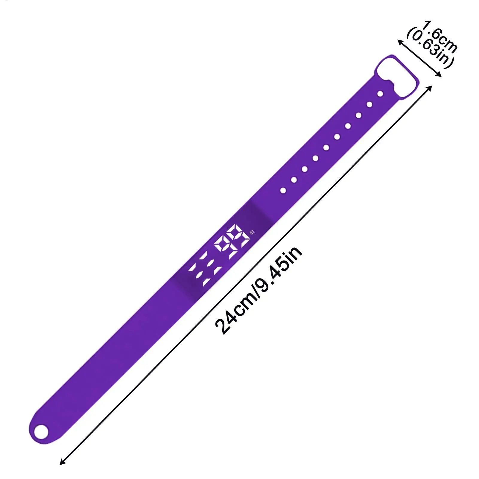 Silent Alarm Wristband Silent Bracelet With Timer Heavy Sleepers Clock Watch 8 Alarms For Adults Kids Couples Daily Sleep Travel