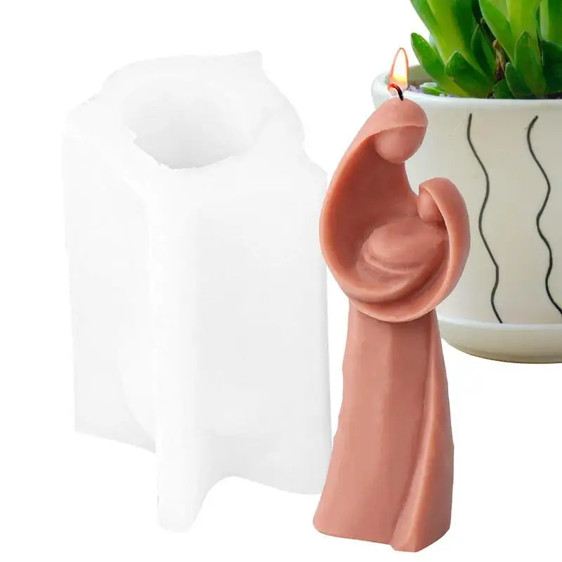 

Форма для свечей, силиконовая форма с изображением Богородицы, силиконовые формы для тортов, домашний декор, для создания статуй и десен