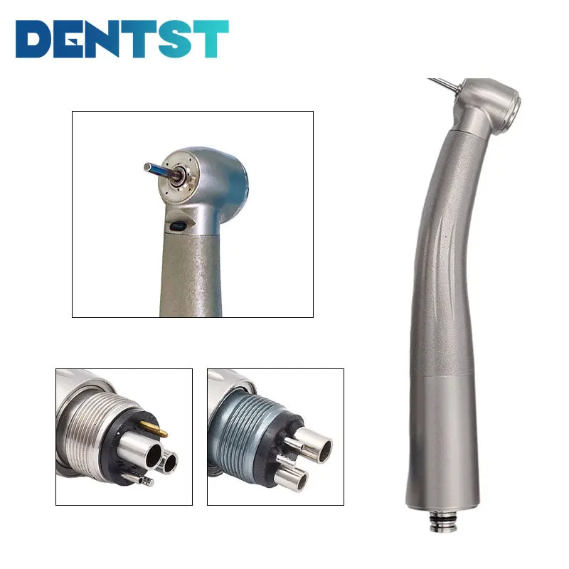 

NsK Type Dental LED High Speed Handpiece Fiber Optic 4/6 Hole Air Turbine Coupling Quick Coupler 3 kinds Head