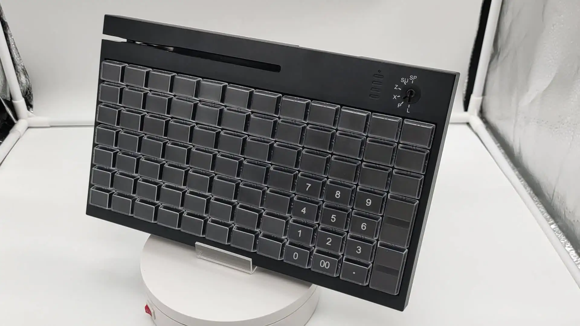 KB84 keyboard, supports programmable MSR setting for the header