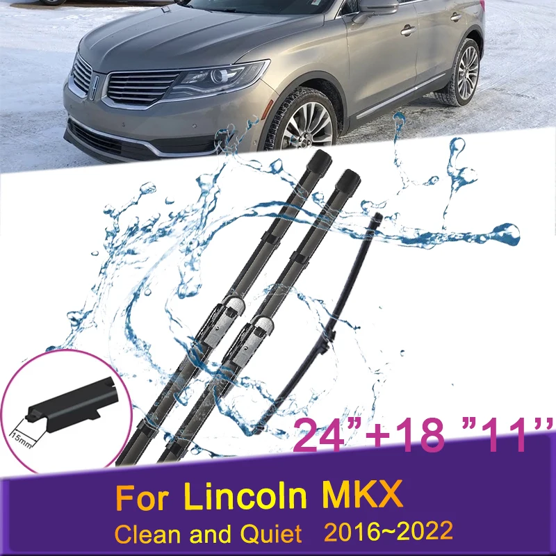 CarWiperBladesforLincolnMKX201620172018201920212022Front