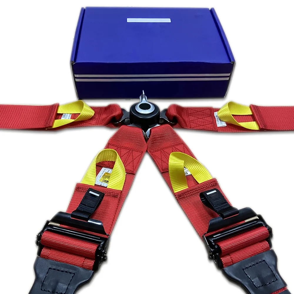 

4 Point 3"seat Belt Extension Seat Belts Plus With Camlock FIA Approved 2026 (blue Red black)