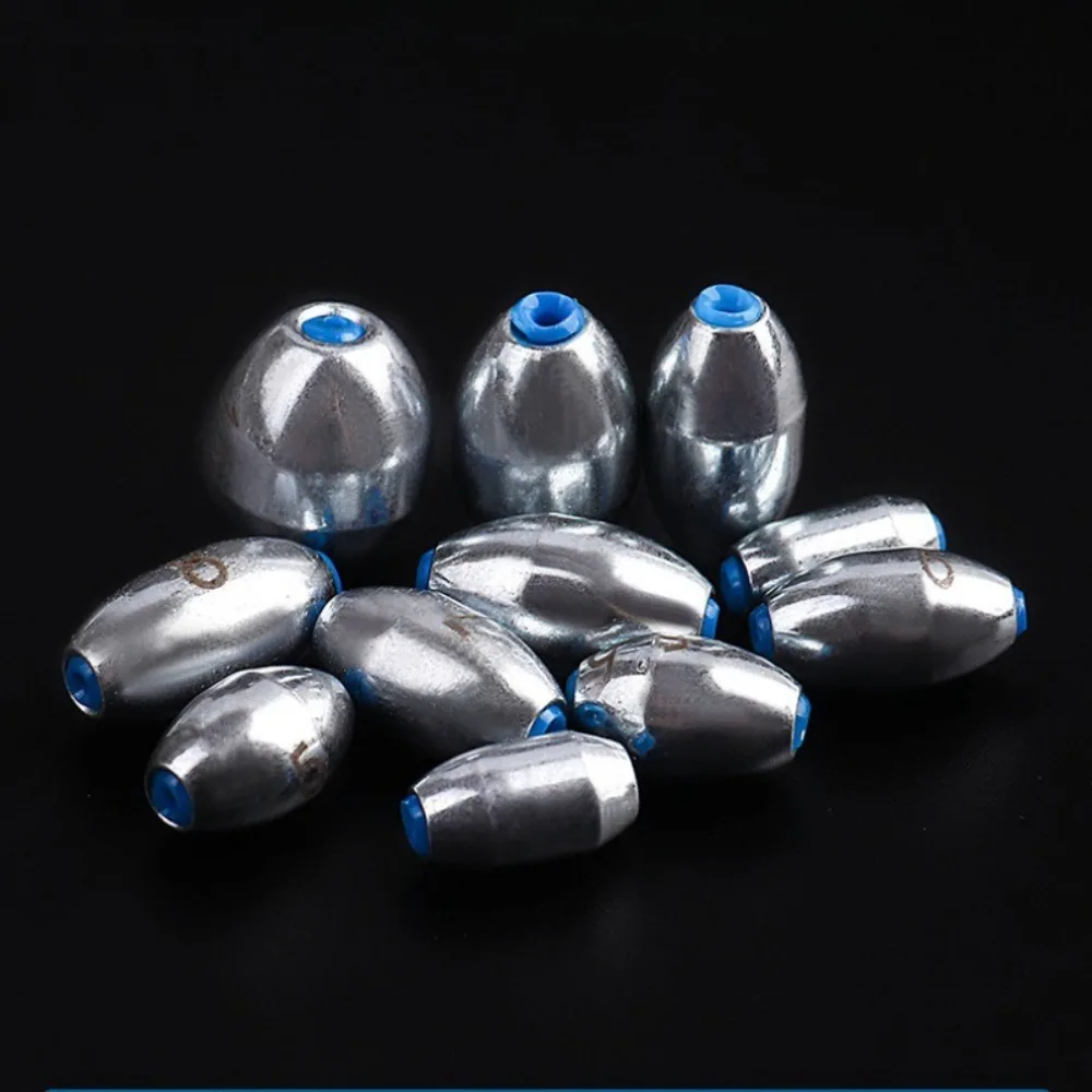 20pcs Fishing Alloy carbon steel material Sinkers Big Hollow Lure Weights Fishing Tackle3g/4g/5g/6g/7g/8g/9g/10g