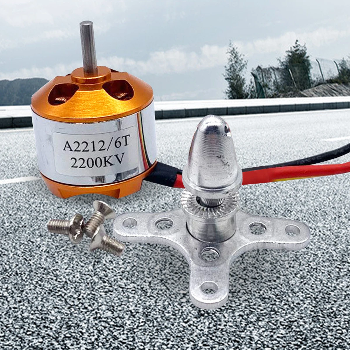 Moteur Brushless Drone 2200KV-3500KV avec prise ou seul